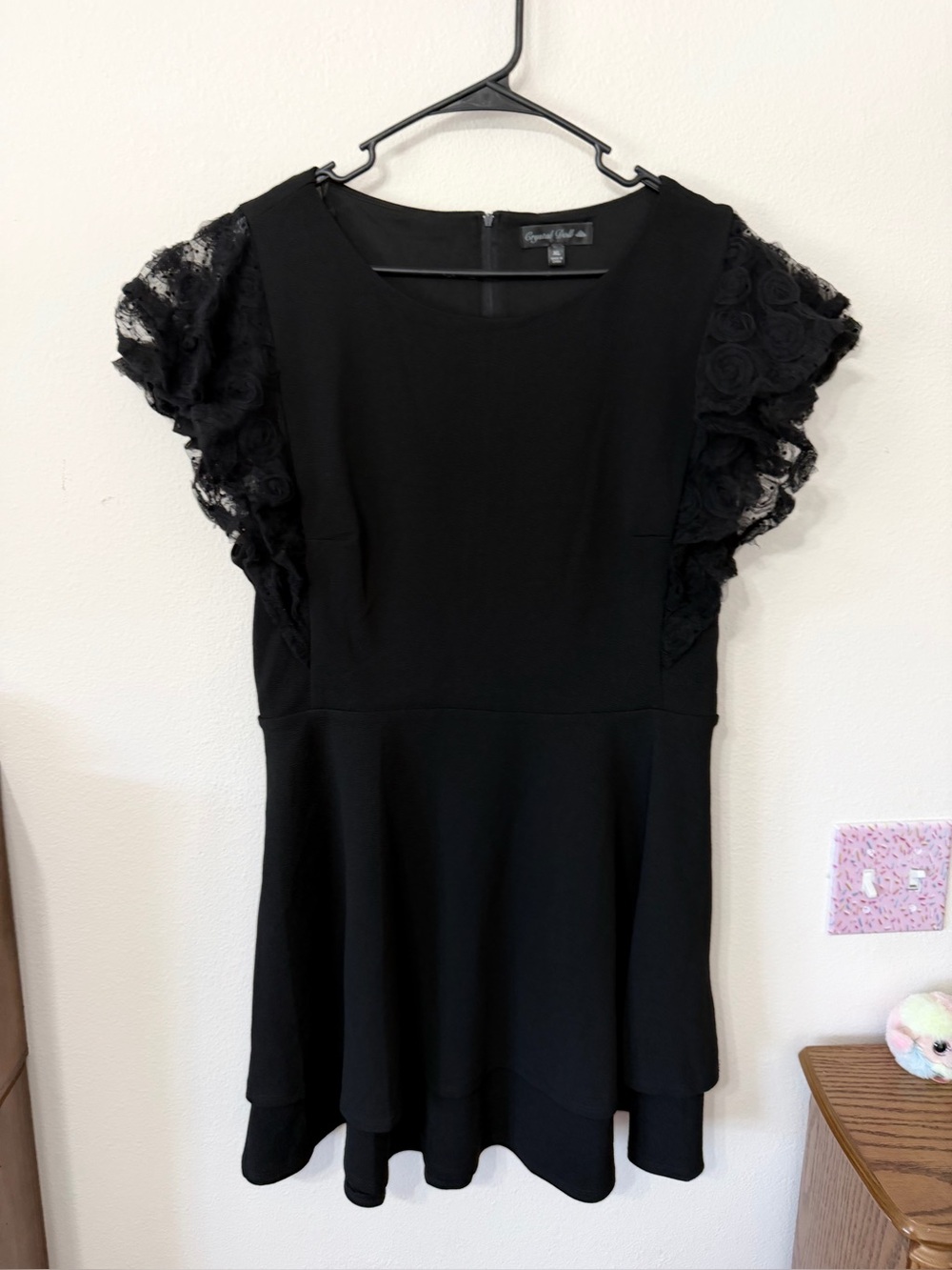 Crystal Doll black dress size XL